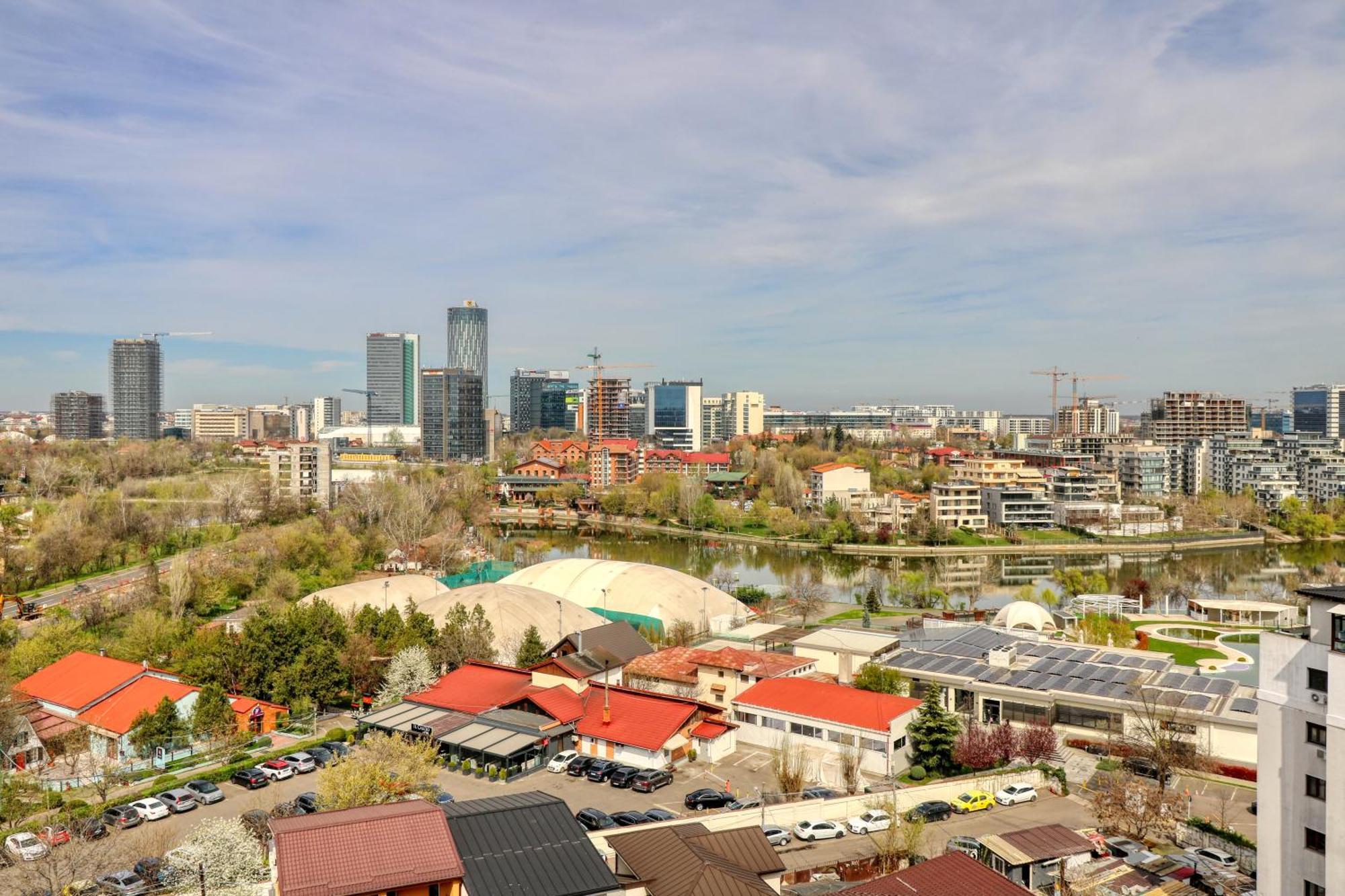 Penthouse Floreasca Bukares Bagian luar foto