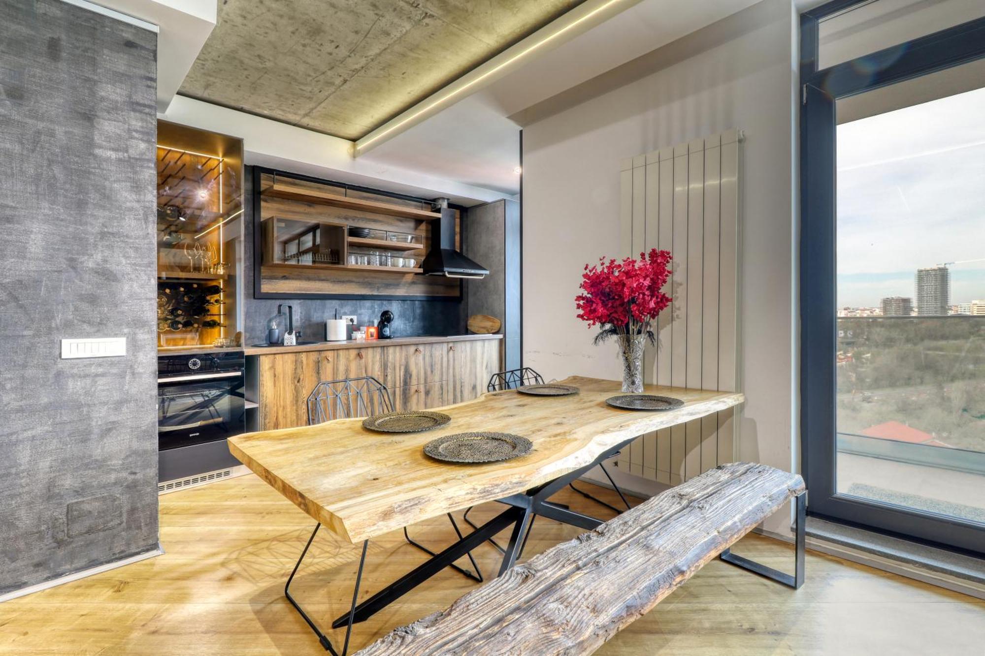 Penthouse Floreasca Bukares Bagian luar foto