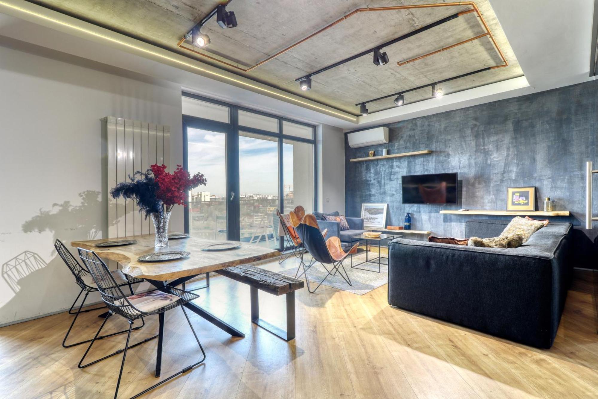 Penthouse Floreasca Bukares Bagian luar foto
