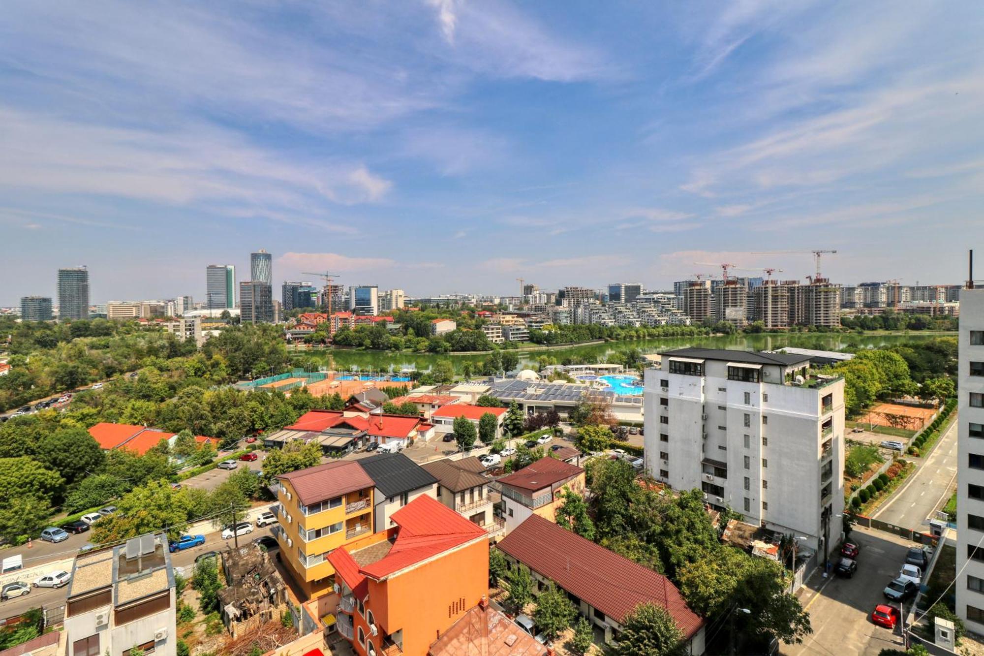 Penthouse Floreasca Bukares Bagian luar foto
