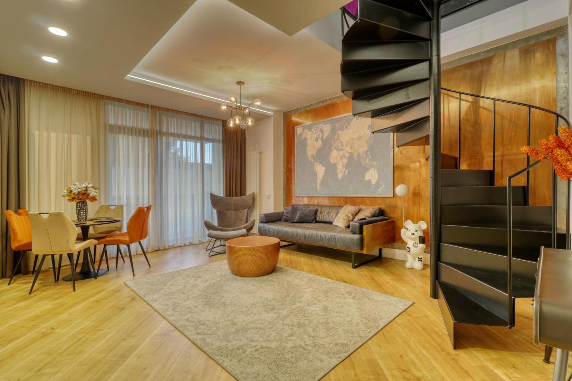 Penthouse Floreasca Bukares Bagian luar foto
