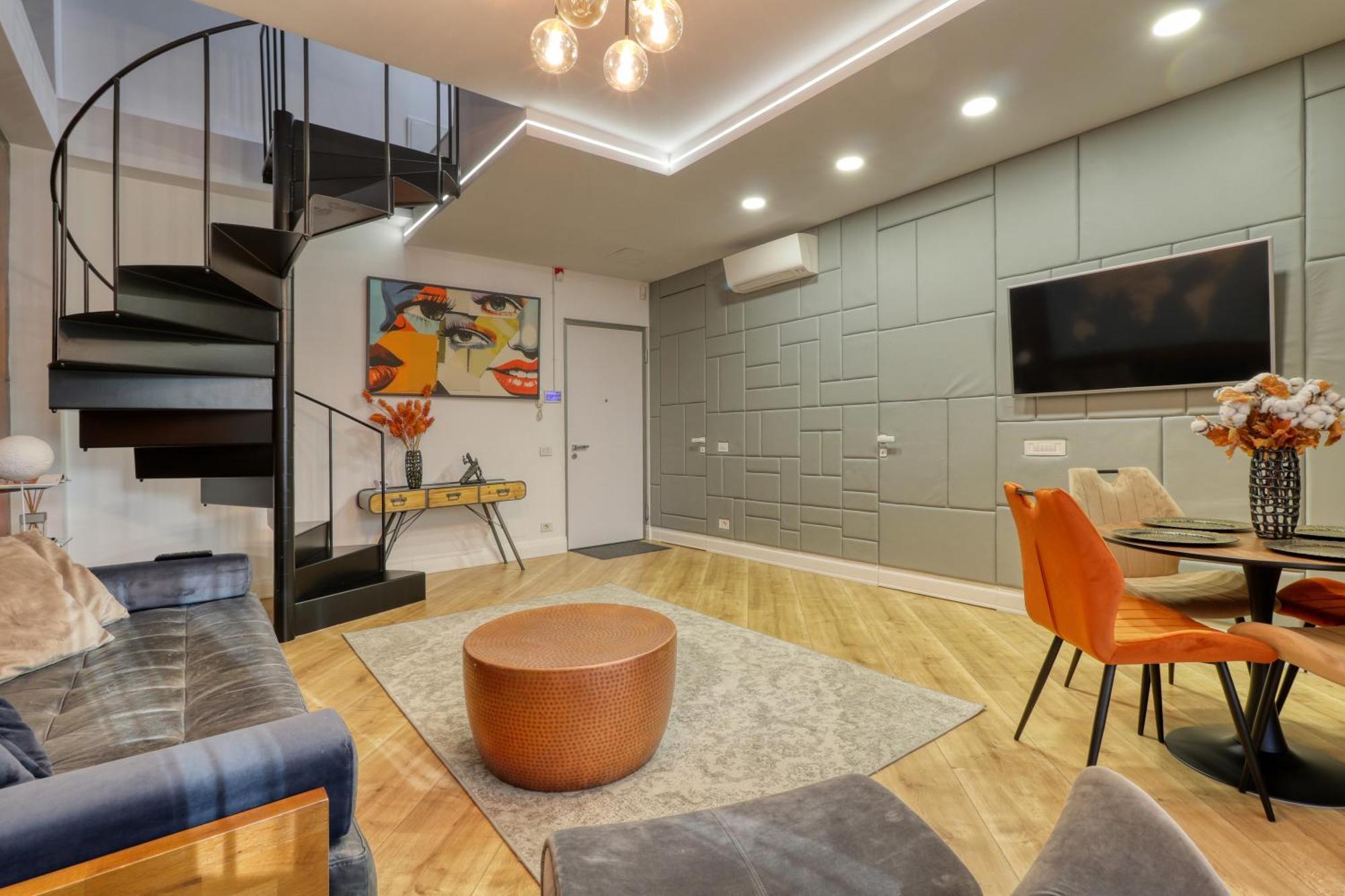 Penthouse Floreasca Bukares Bagian luar foto