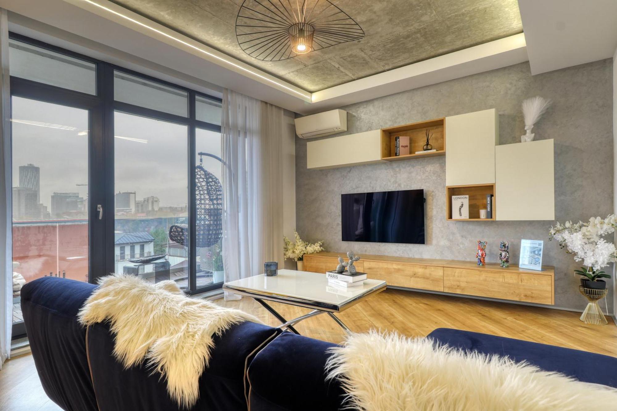 Penthouse Floreasca Bukares Bagian luar foto