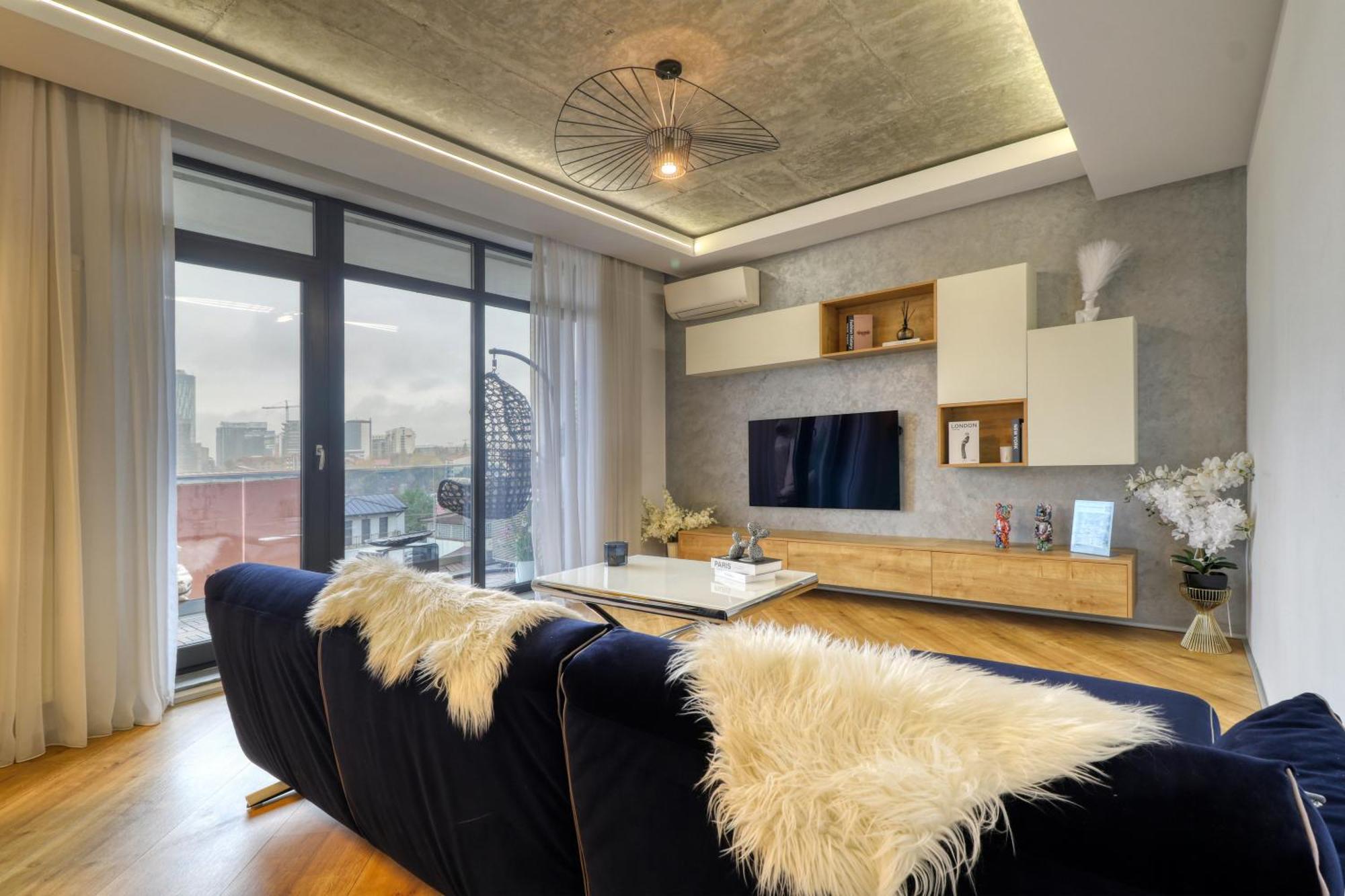 Penthouse Floreasca Bukares Bagian luar foto