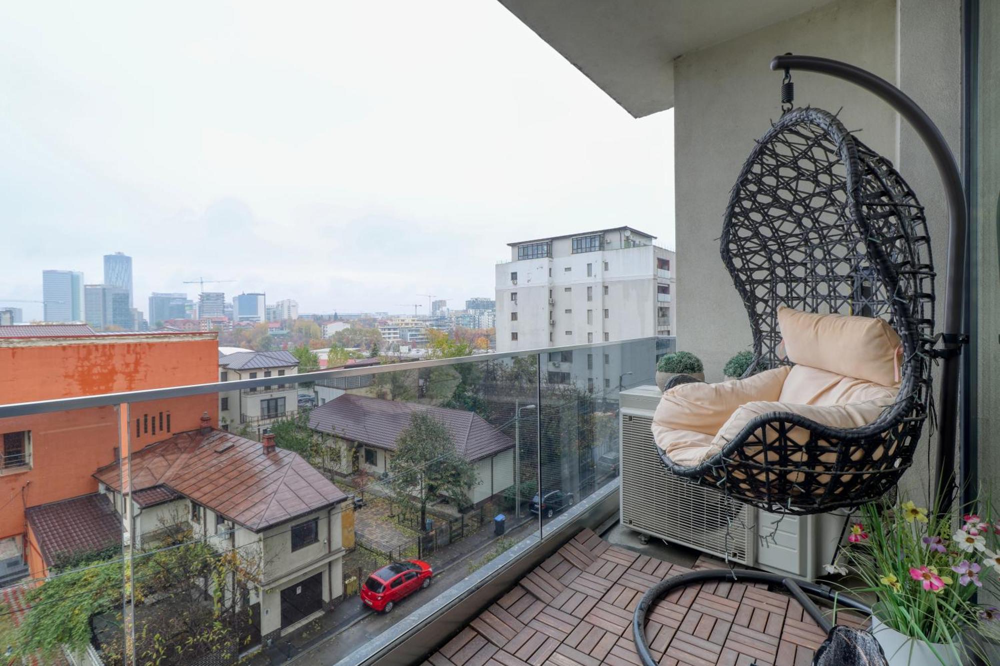 Penthouse Floreasca Bukares Bagian luar foto
