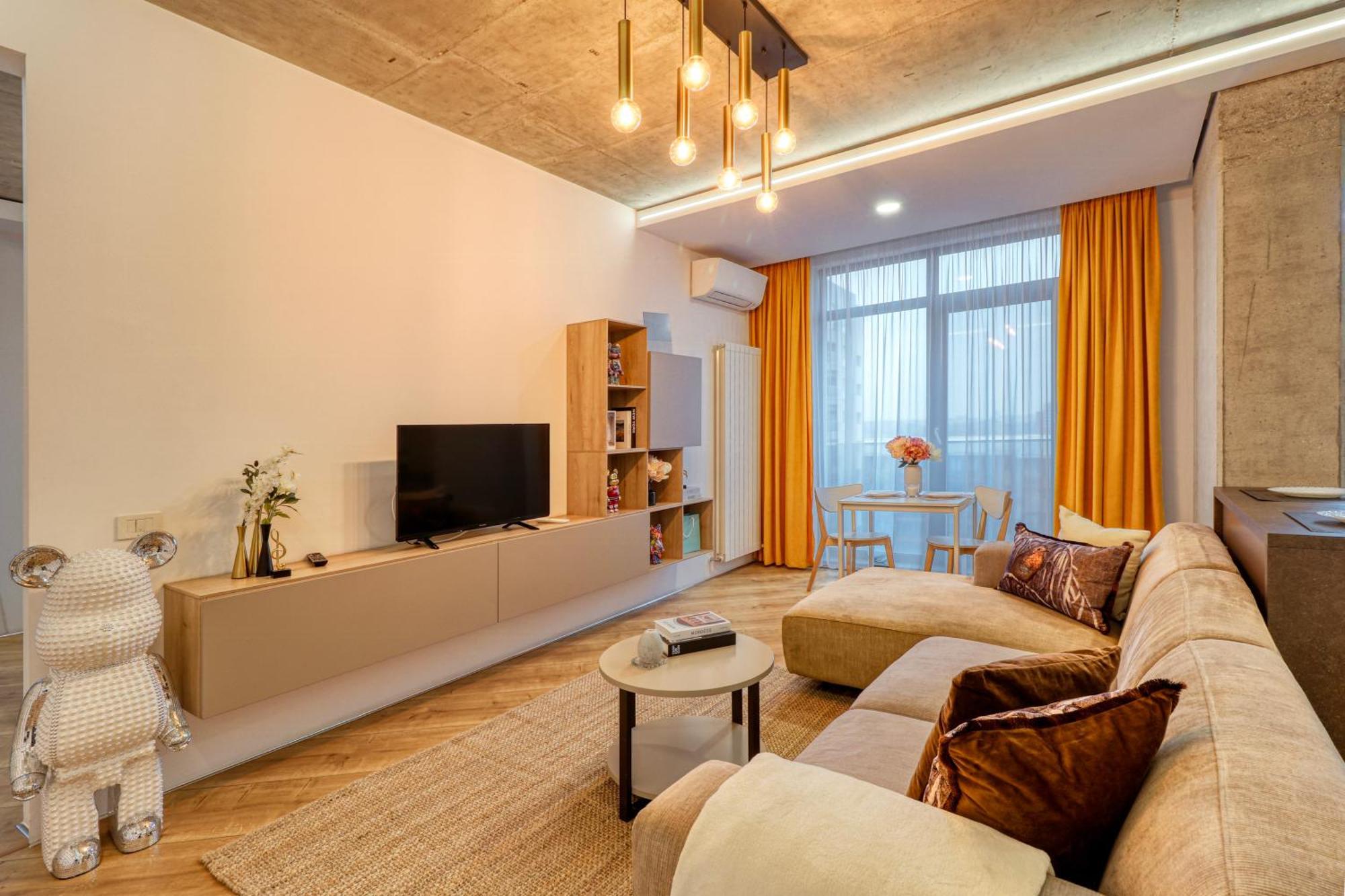 Penthouse Floreasca Bukares Bagian luar foto